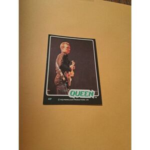 Vintage 1979 Raincloud Productions Queen Trading Card #47 Rock Band Memorabilia